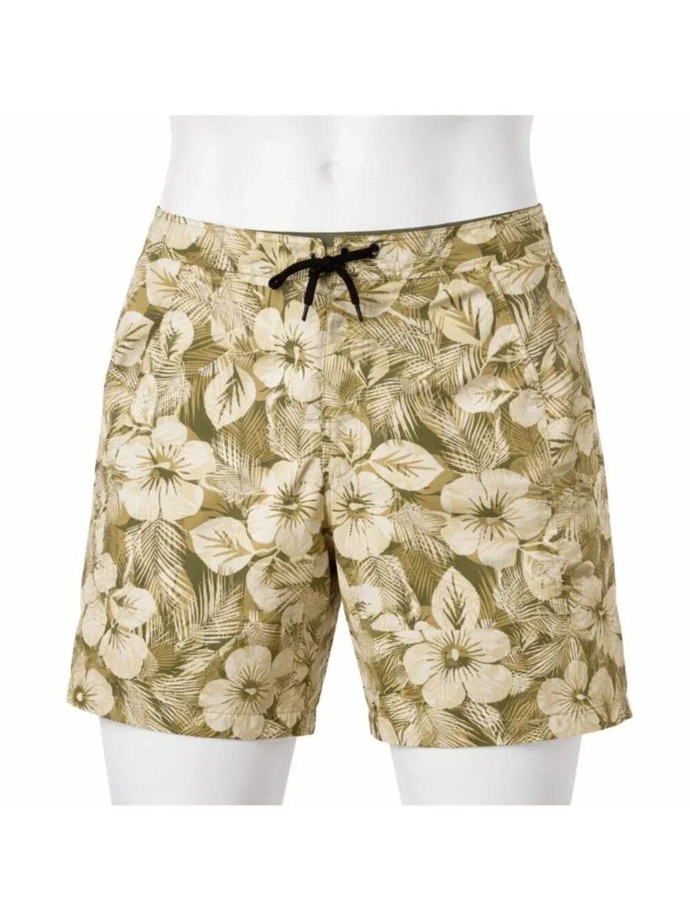 LL Bean Board Shorts 37 Floral VTG Hawaiian Swim Trunks Unlined Beach Tropical